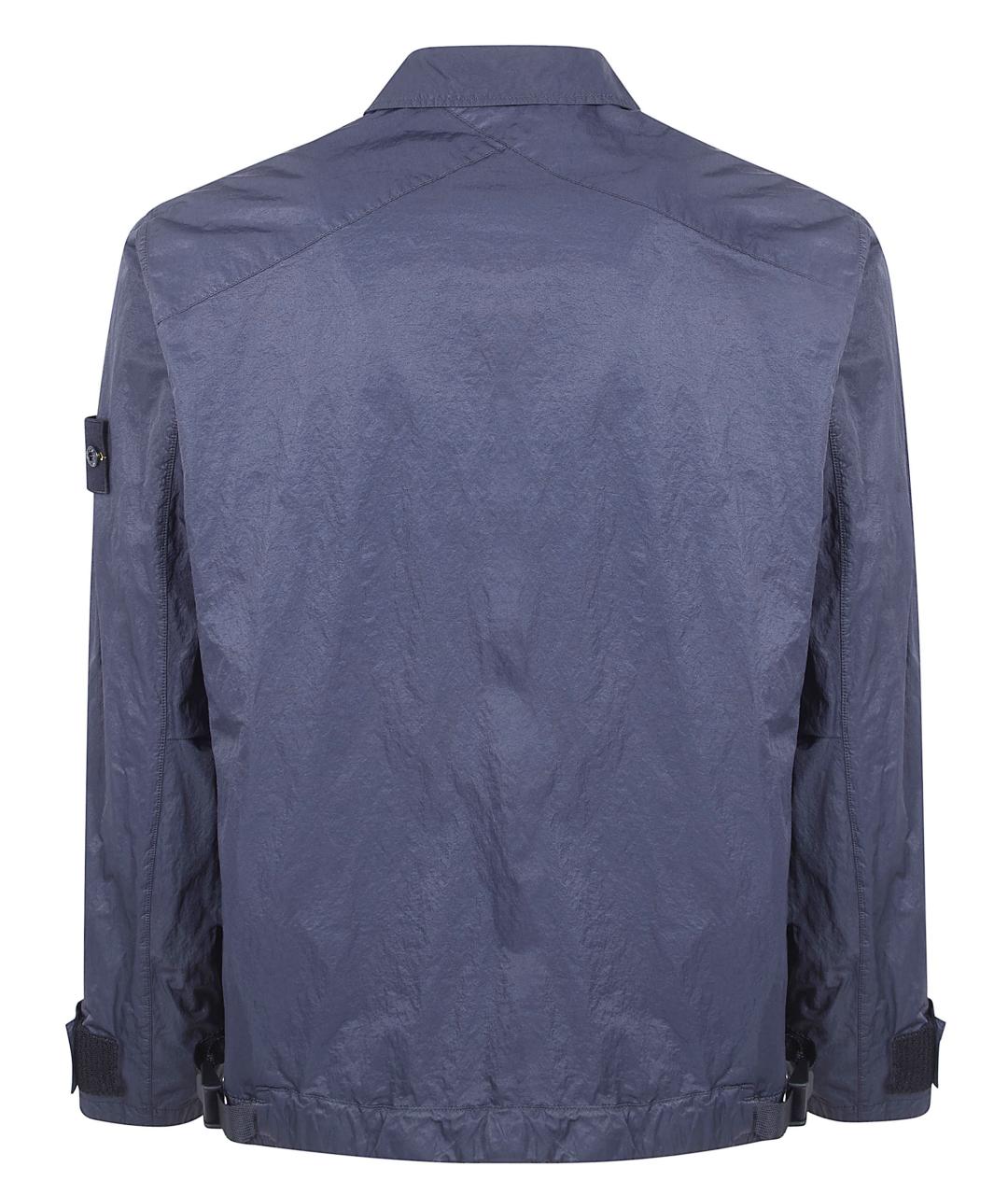 STONE ISLAND Синяя полиамидовая куртка, фото 2