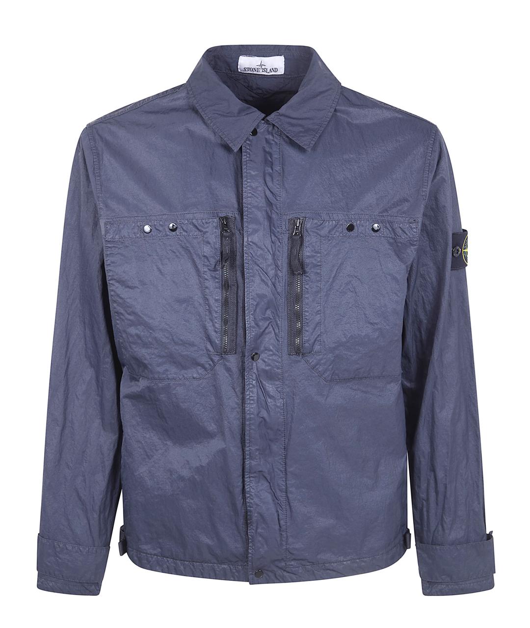 STONE ISLAND Синяя полиамидовая куртка, фото 1