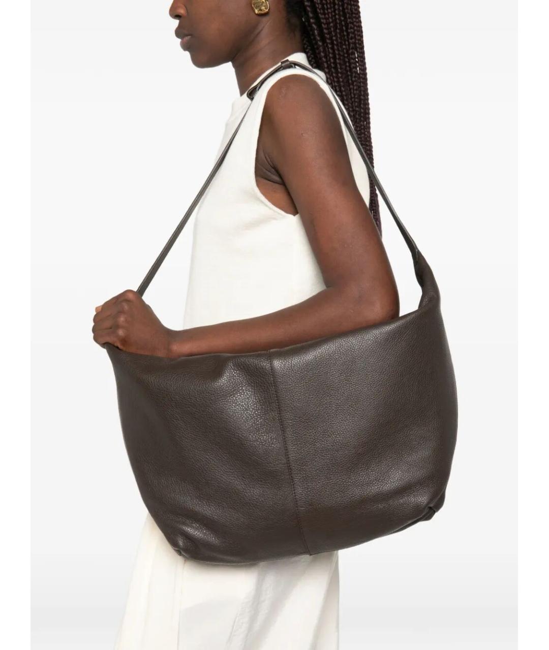 AESTHER EKME Коричневая кожаная сумка через плечо, фото 4