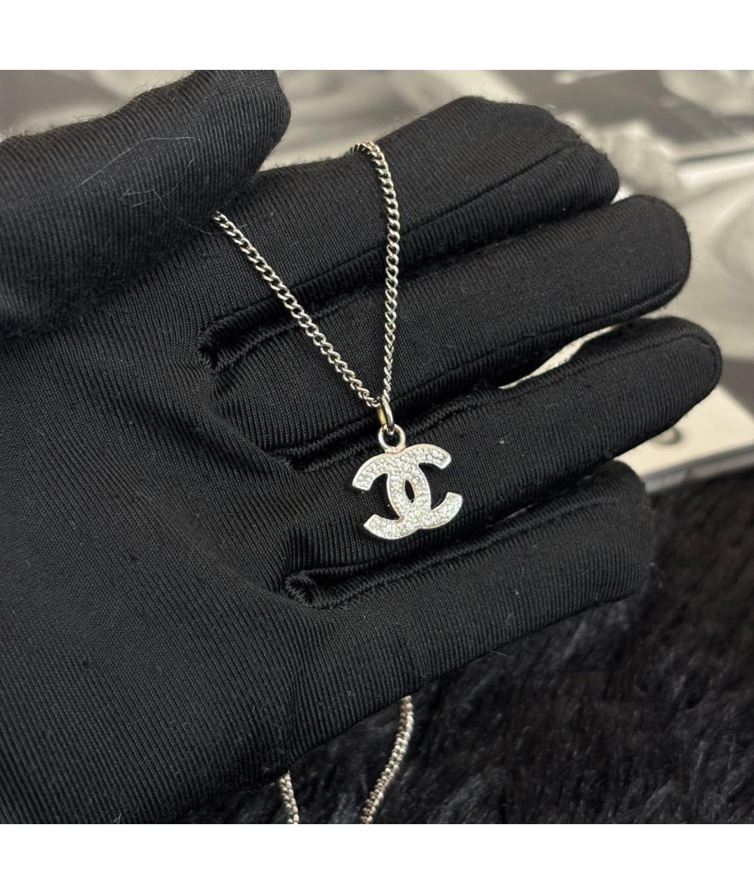 CHANEL Серебряное колье, фото 8