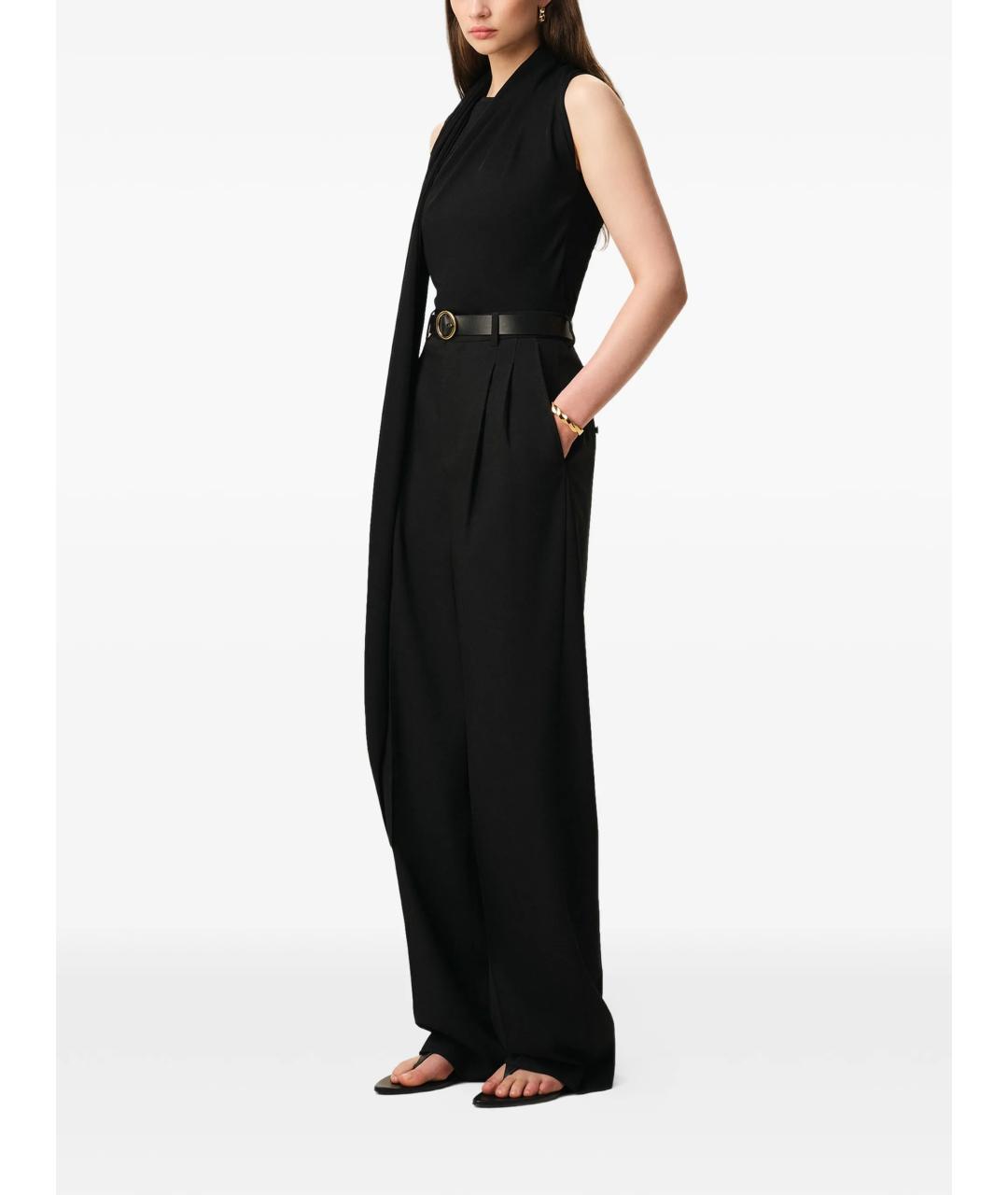 Ami Paris Черная вискозная блузы, фото 2