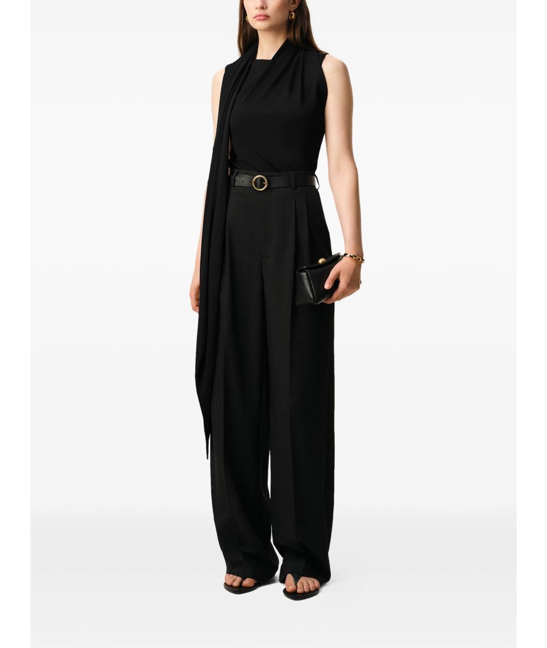 Ami Paris Черная вискозная блузы, фото 3