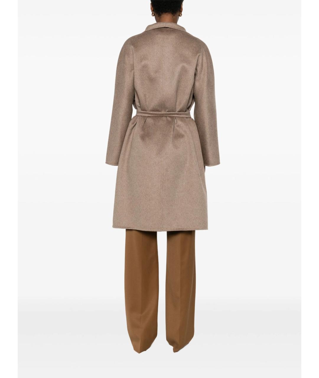 MAX MARA Коричневое кашемировое пальто, фото 5