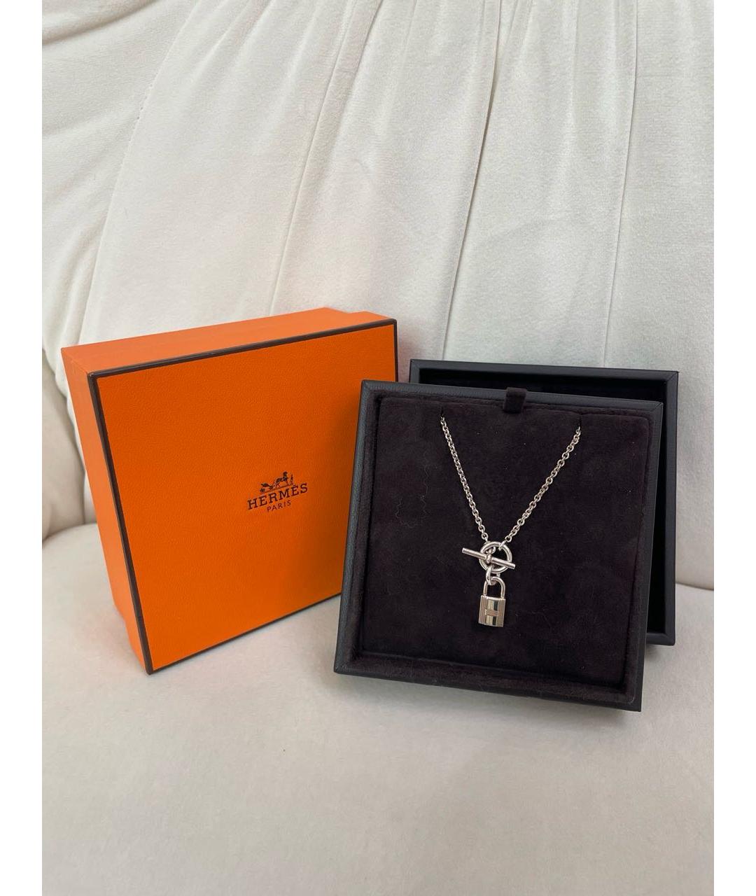 HERMES Серебряная подвеска, фото 2