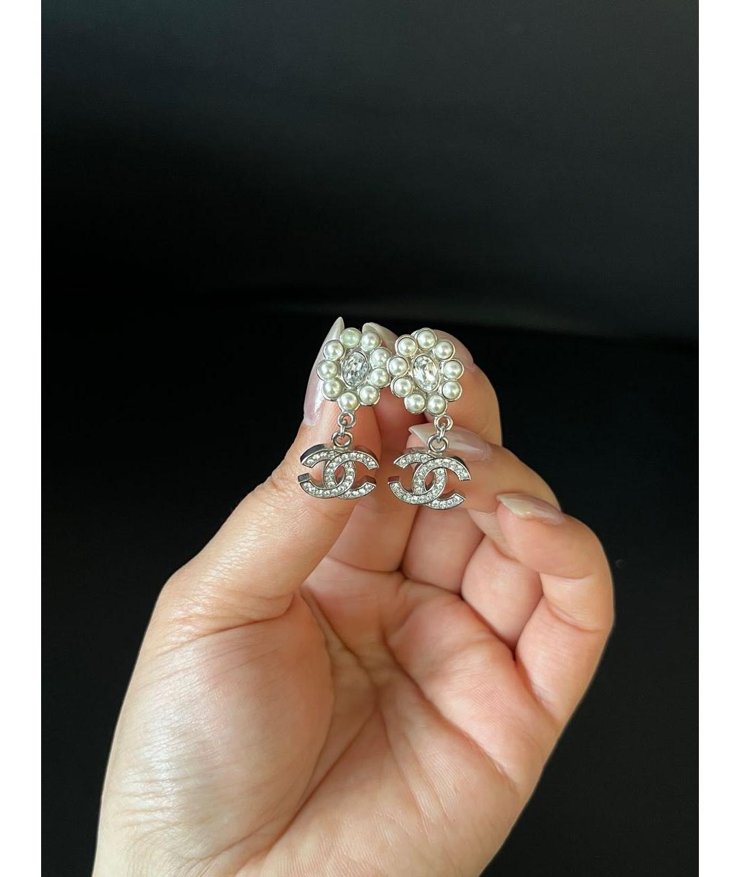 CHANEL Золотые серьги, фото 2