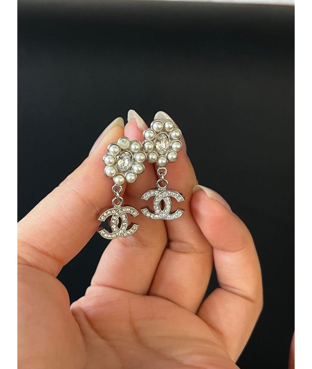 CHANEL Золотые серьги, фото 3