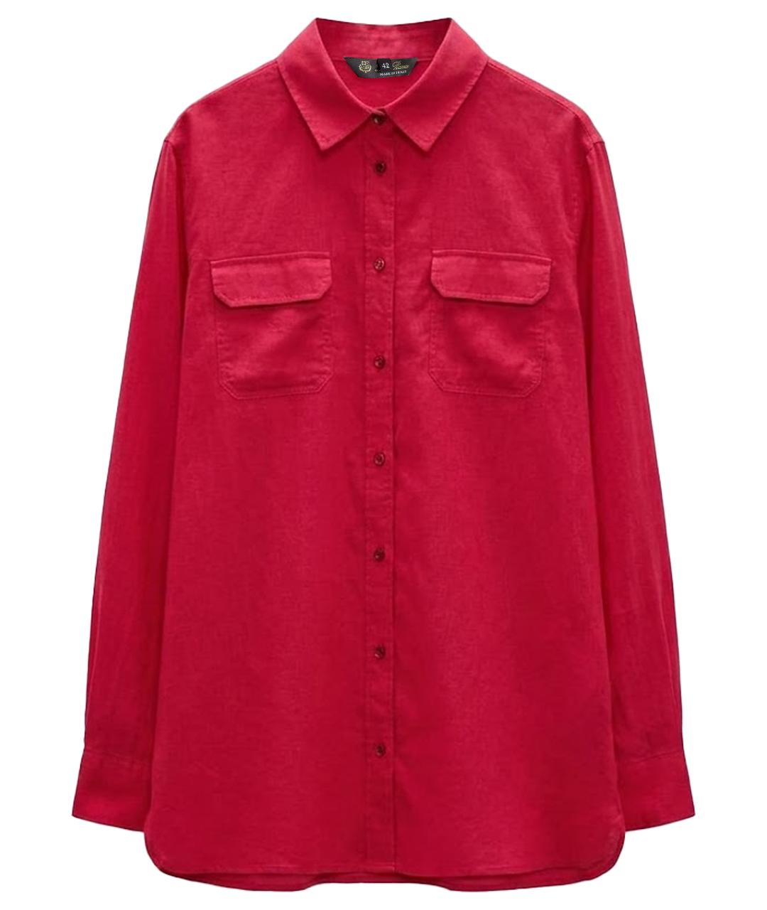 LORO PIANA Красная рубашка, фото 1