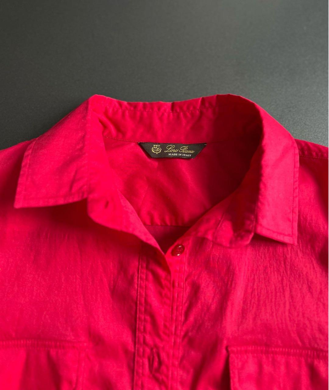 LORO PIANA Красная рубашка, фото 6