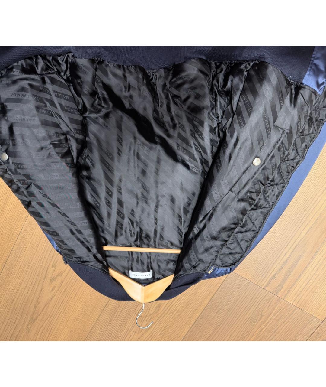 BALENCIAGA Синяя полиамидовая куртка, фото 3