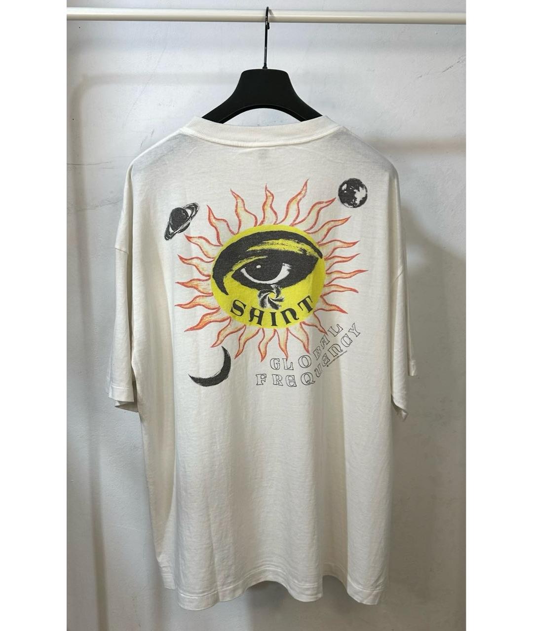 Saint Michael Бежевая хлопковая футболка, фото 2