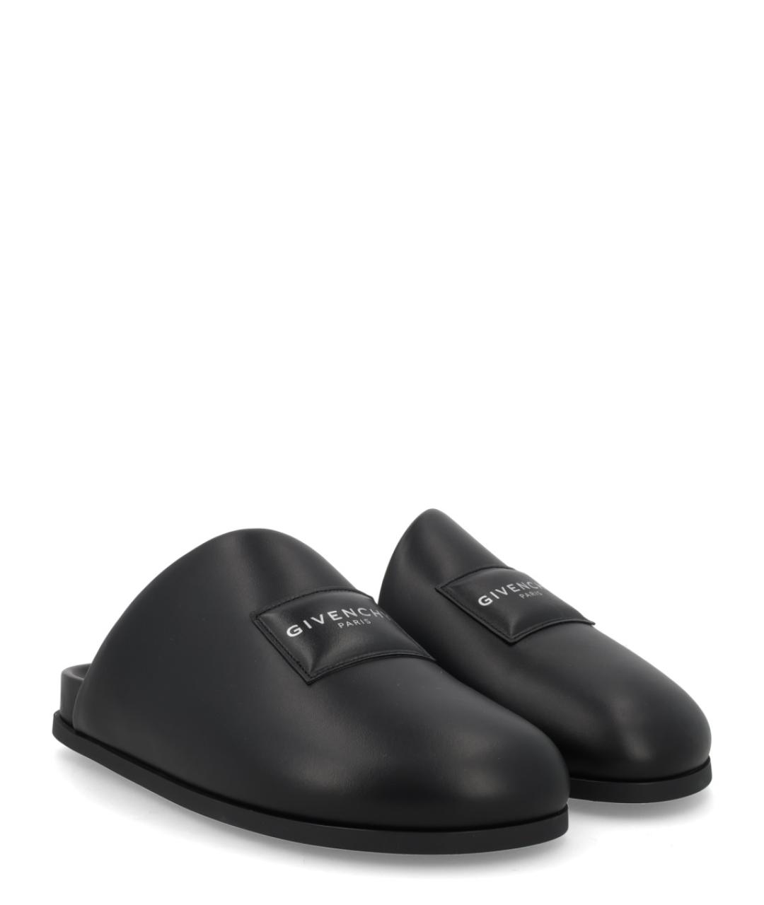 GIVENCHY Черные кожаные сандалии, фото 2