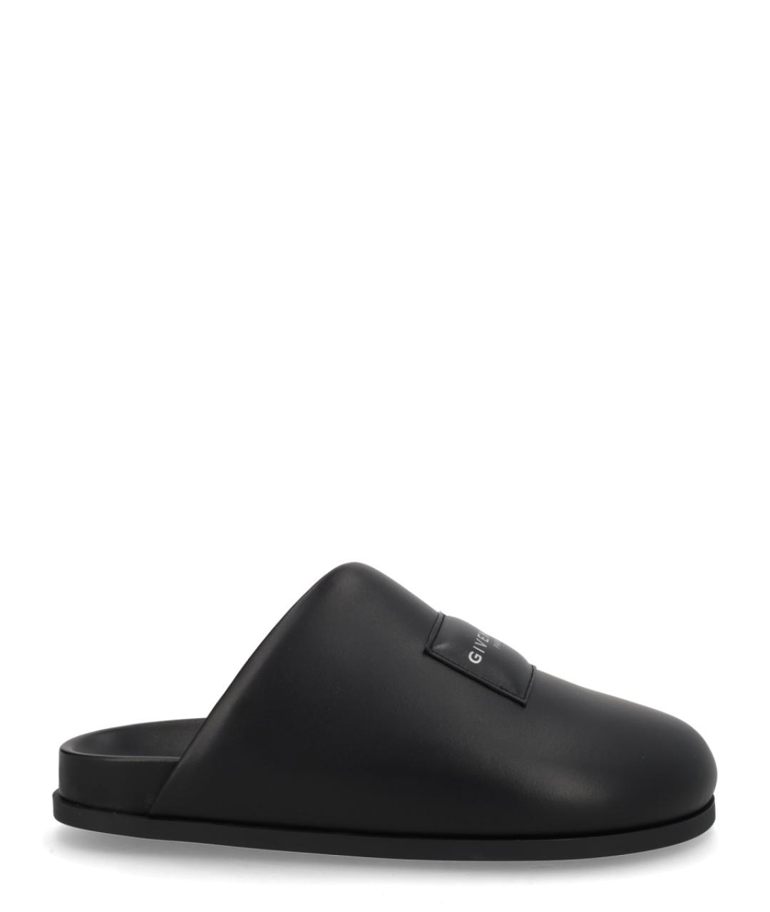 GIVENCHY Черные кожаные сандалии, фото 1