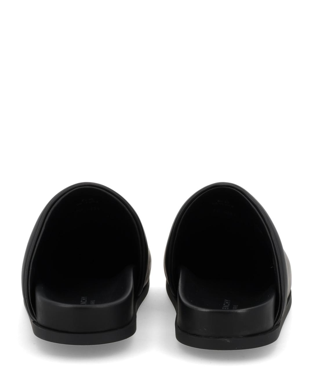 GIVENCHY Черные кожаные сандалии, фото 4