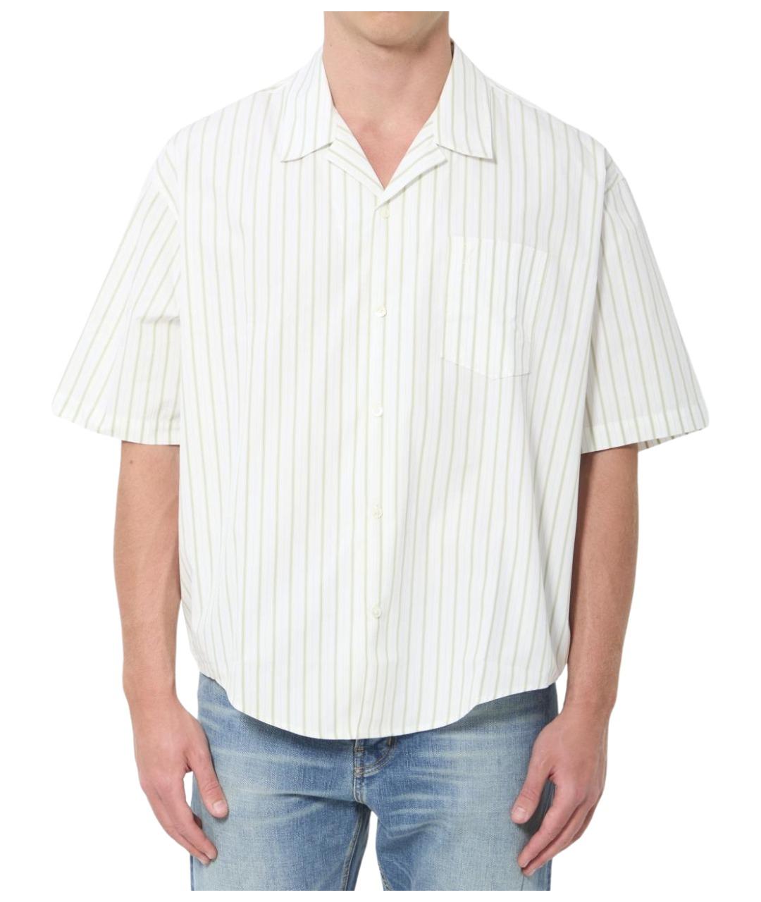 Ami Paris Белая хлопковая кэжуал рубашка, фото 1