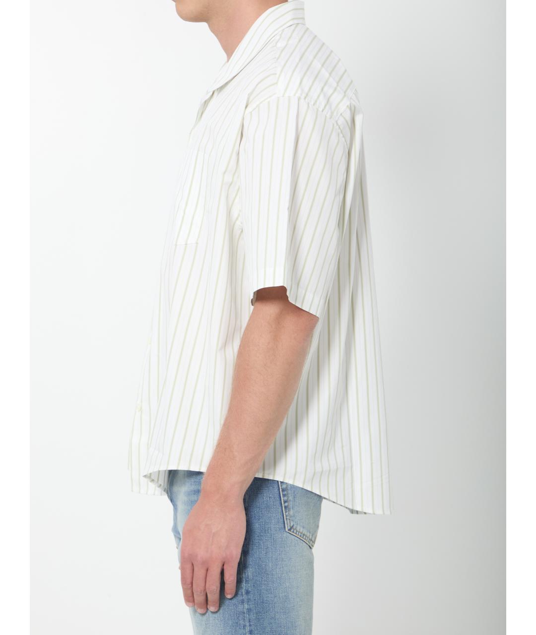 Ami Paris Белая хлопковая кэжуал рубашка, фото 3