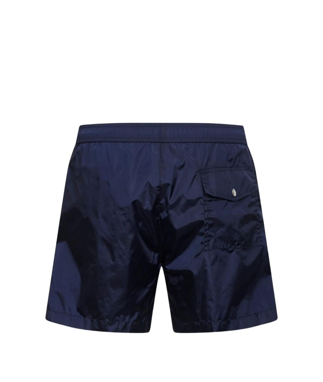 MONCLER Синие полиамидовые плавки, фото 2