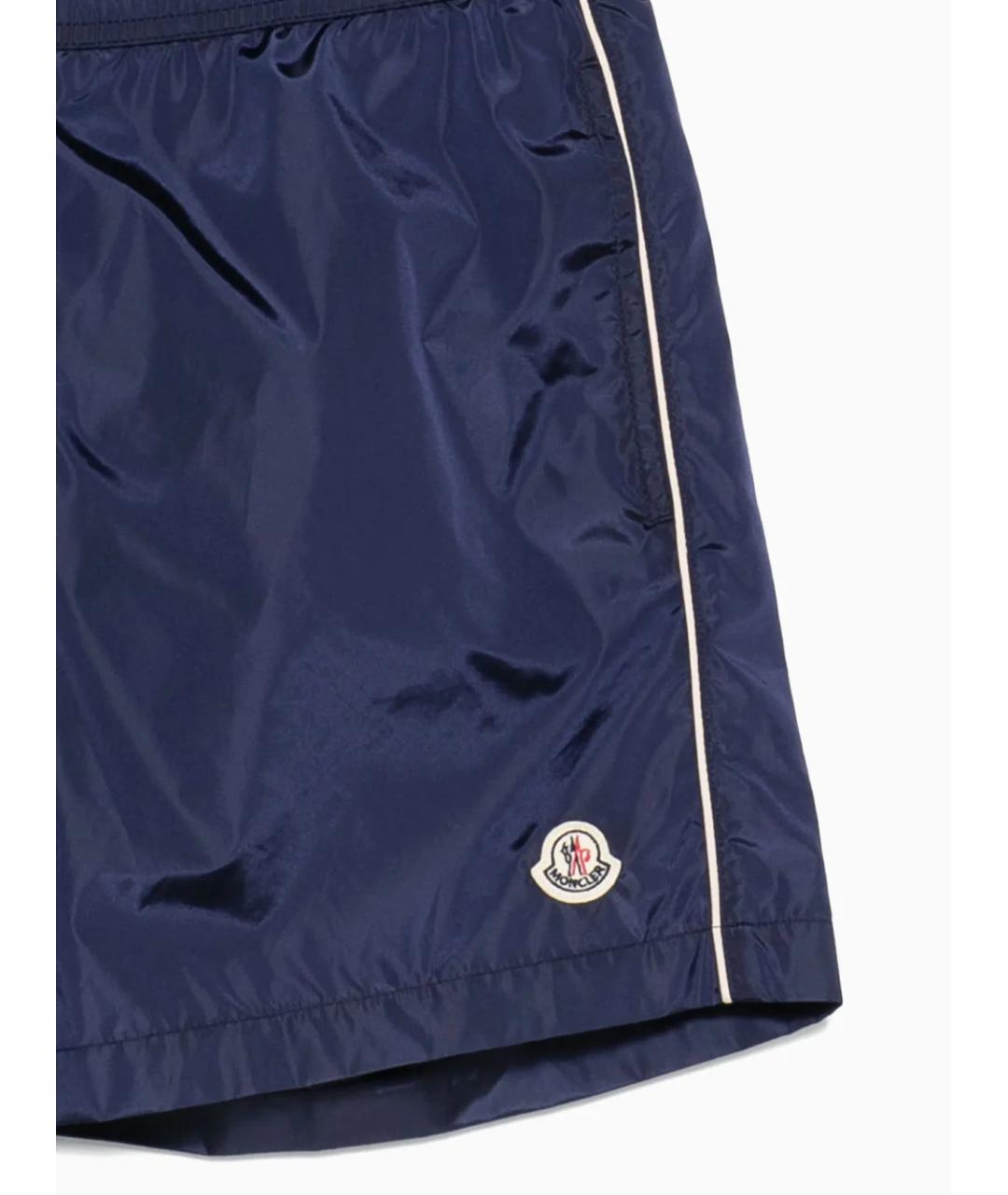 MONCLER Синие полиамидовые плавки, фото 3