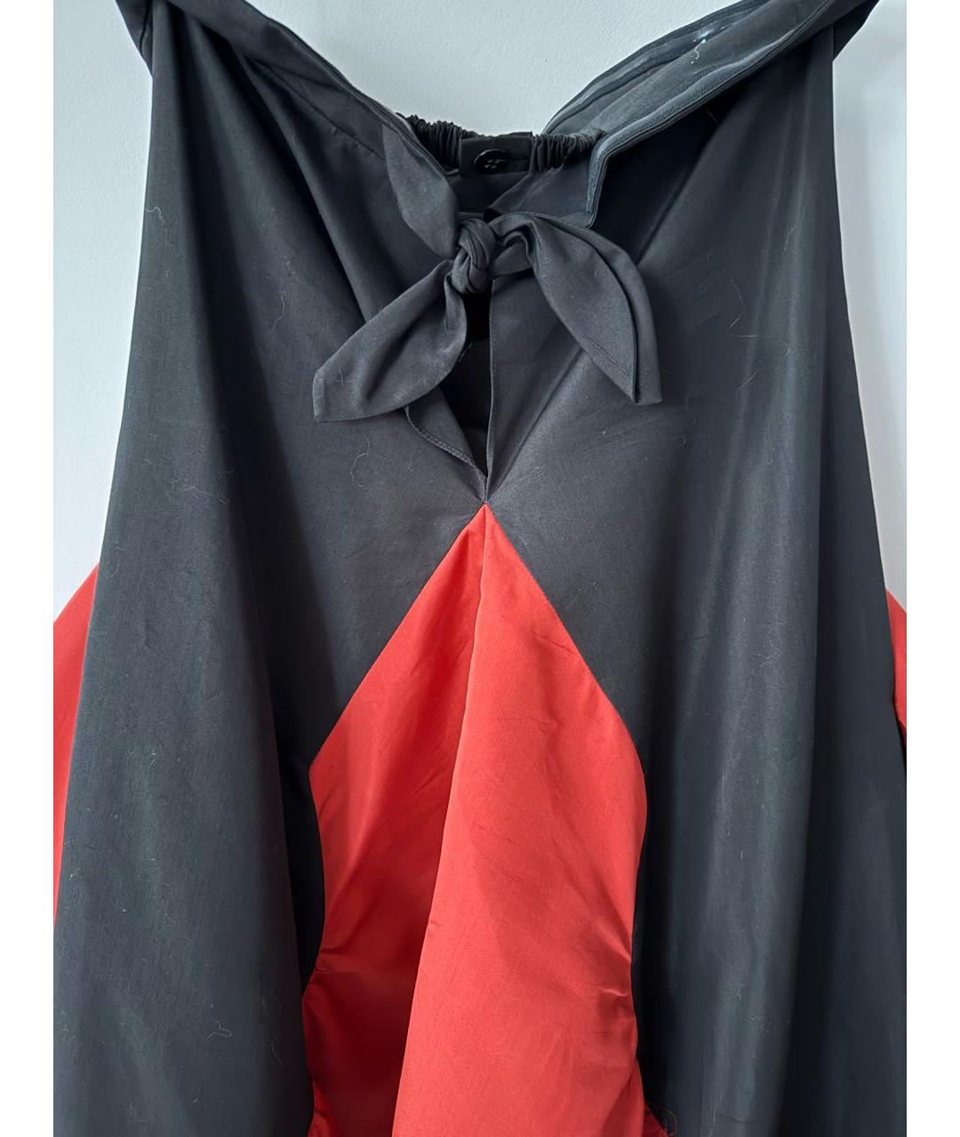 SAINT LAURENT Черное хлопковое коктейльное платье, фото 4