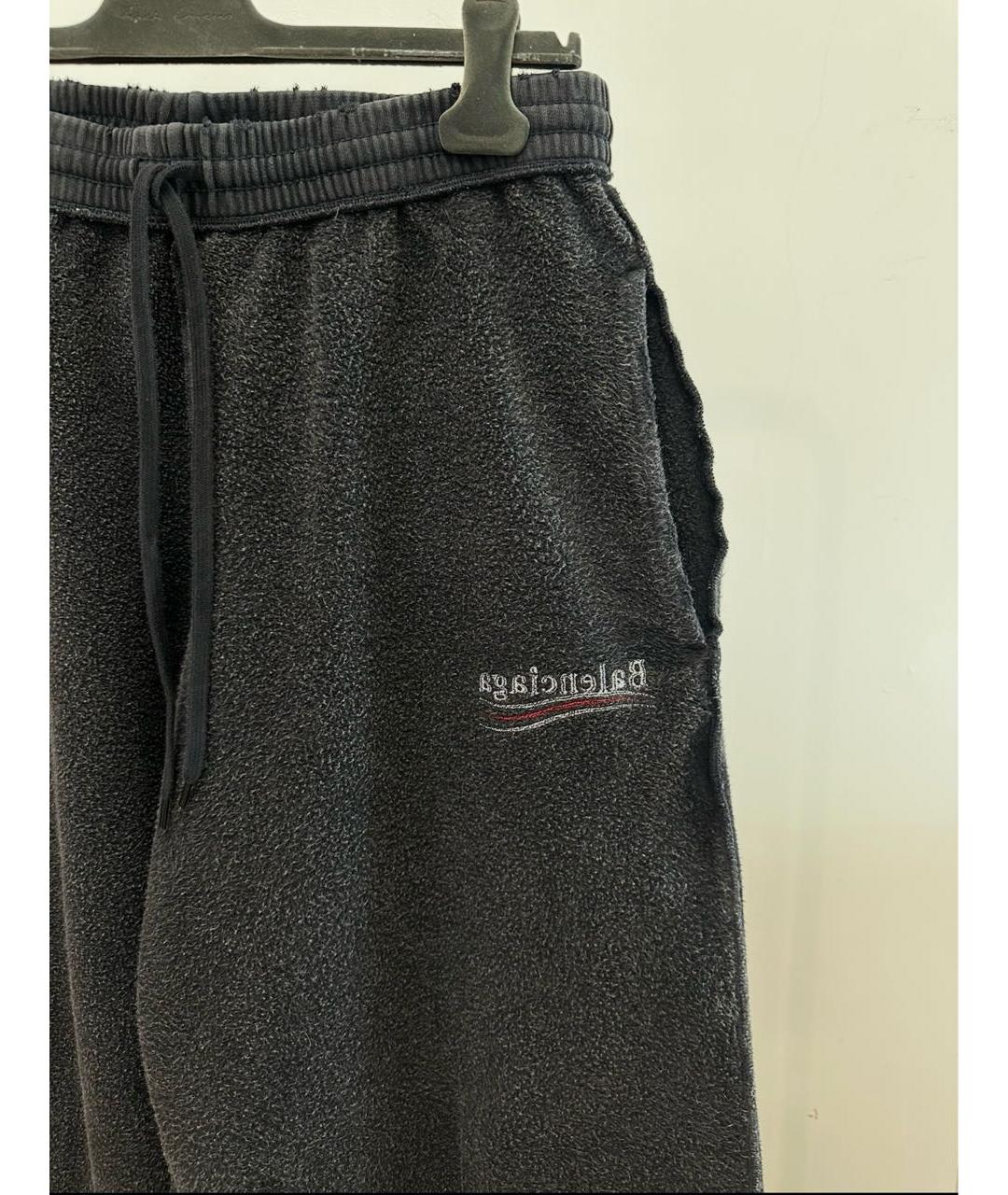 BALENCIAGA Черные повседневные брюки, фото 3
