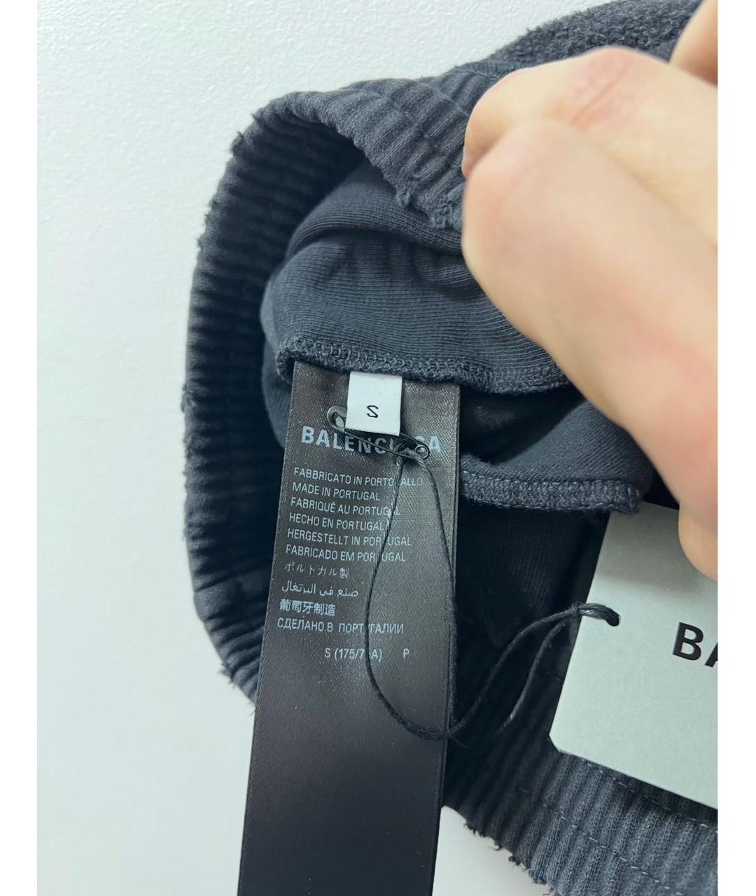 BALENCIAGA Черные повседневные брюки, фото 5