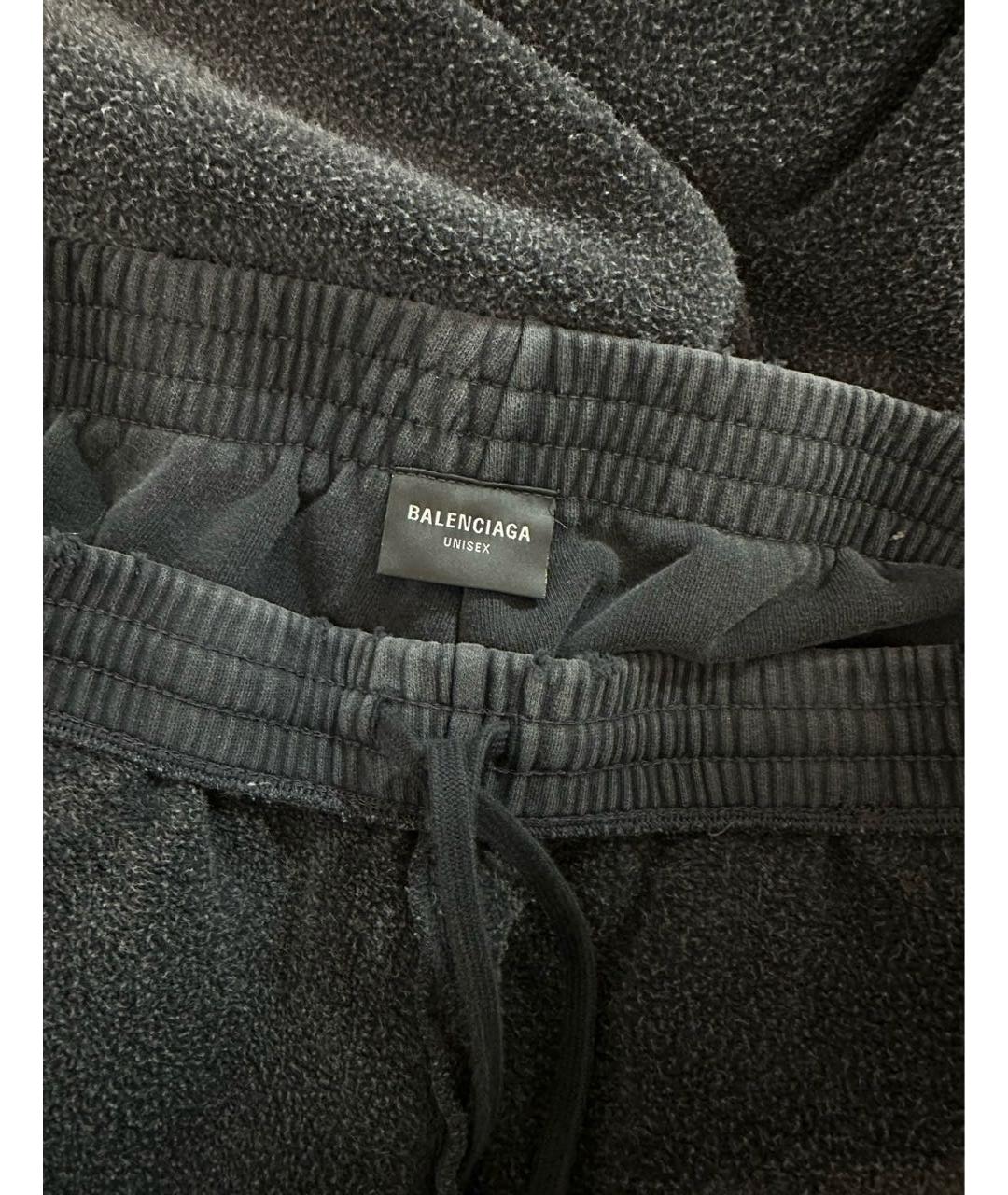 BALENCIAGA Черные повседневные брюки, фото 4