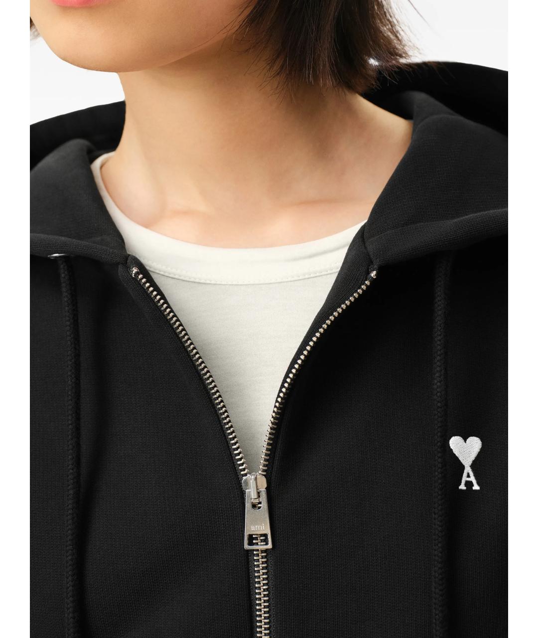 Ami Paris Черная хлопковая куртка, фото 2