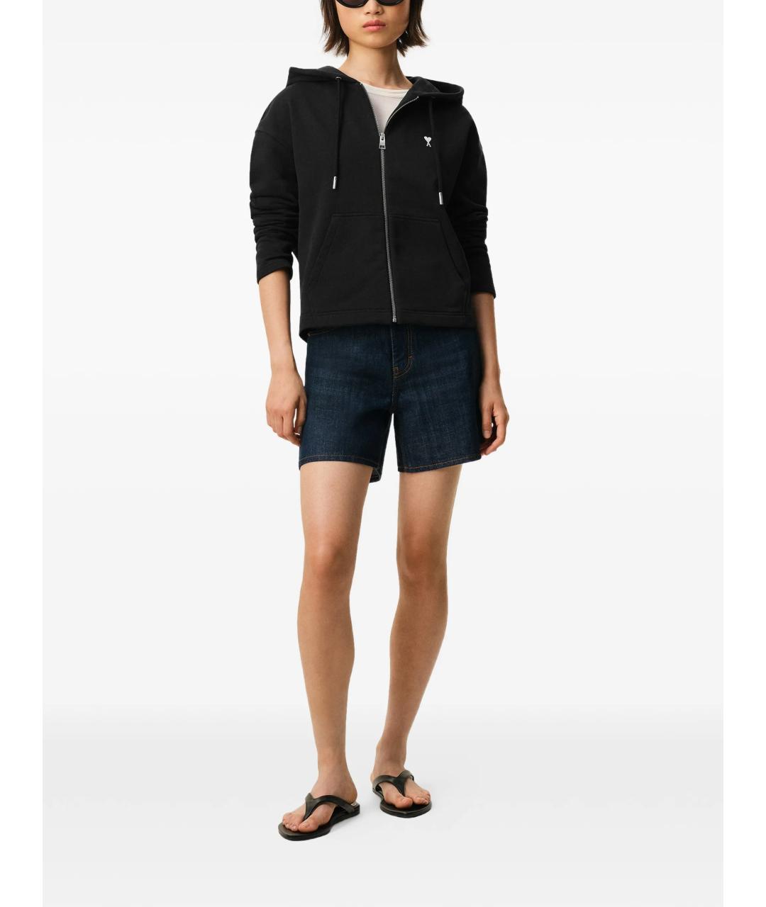 Ami Paris Черная хлопковая куртка, фото 3