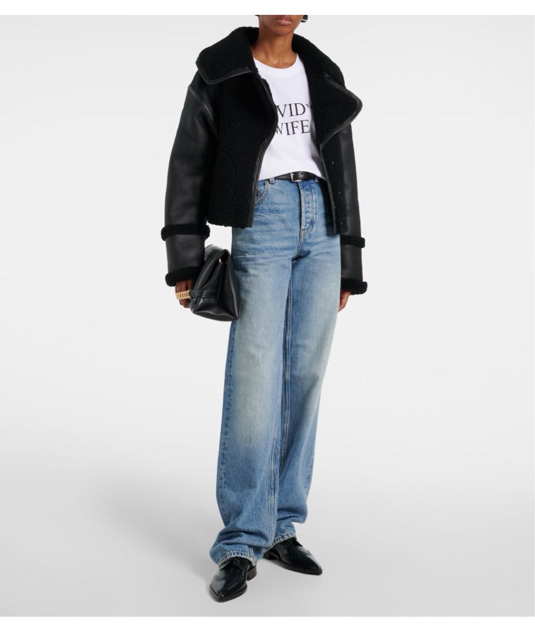 VICTORIA BECKHAM Белая хлопковая футболка, фото 5