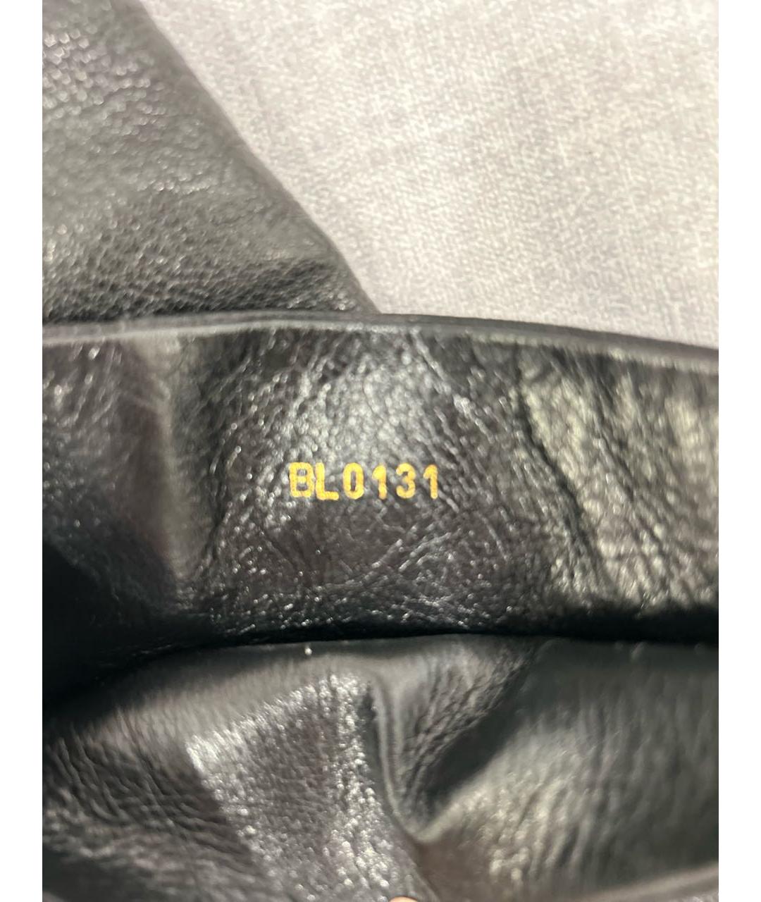 LOUIS VUITTON Черные кожаные сапоги, фото 7