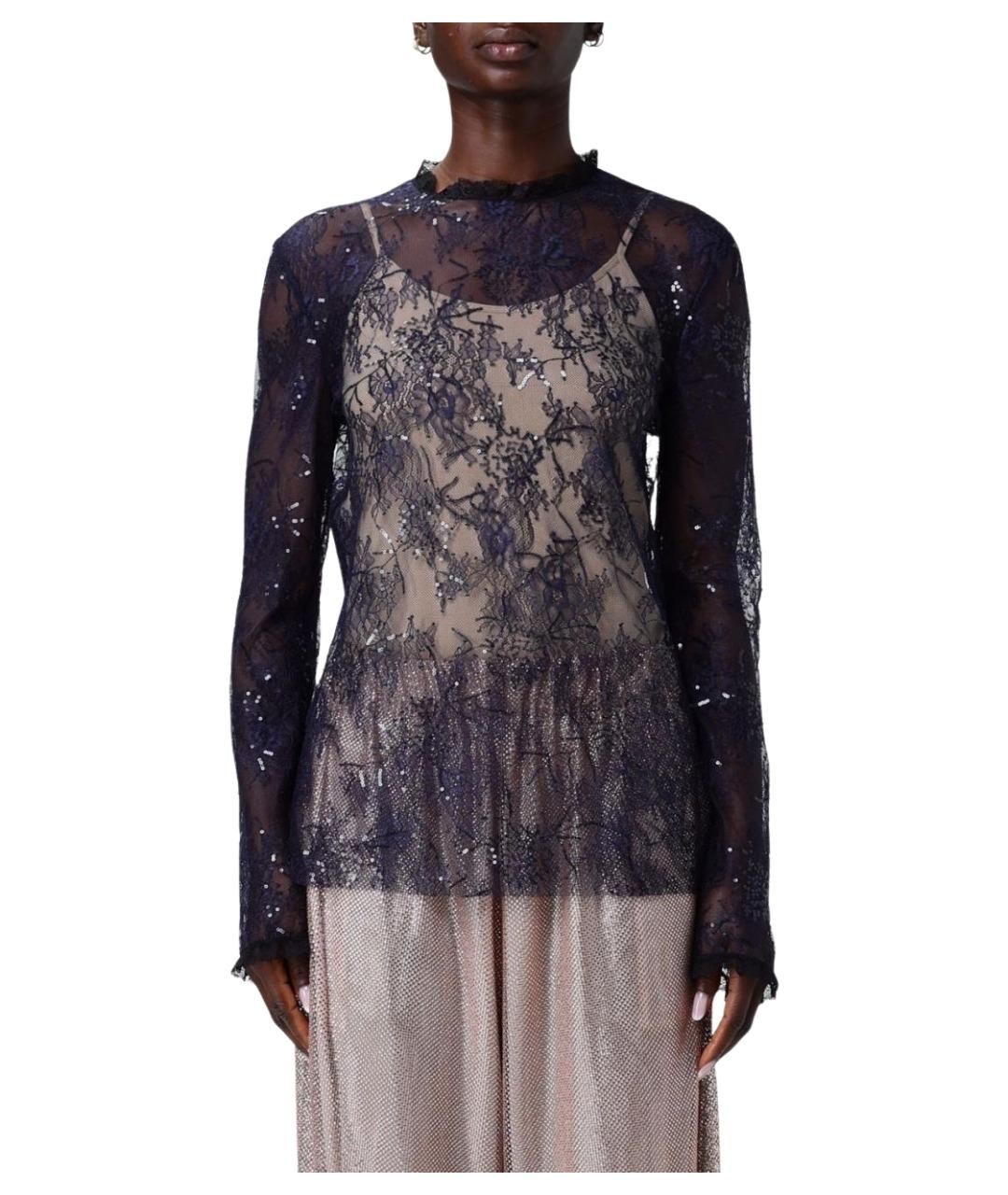 ALBERTA FERRETTI Синяя майка, фото 1