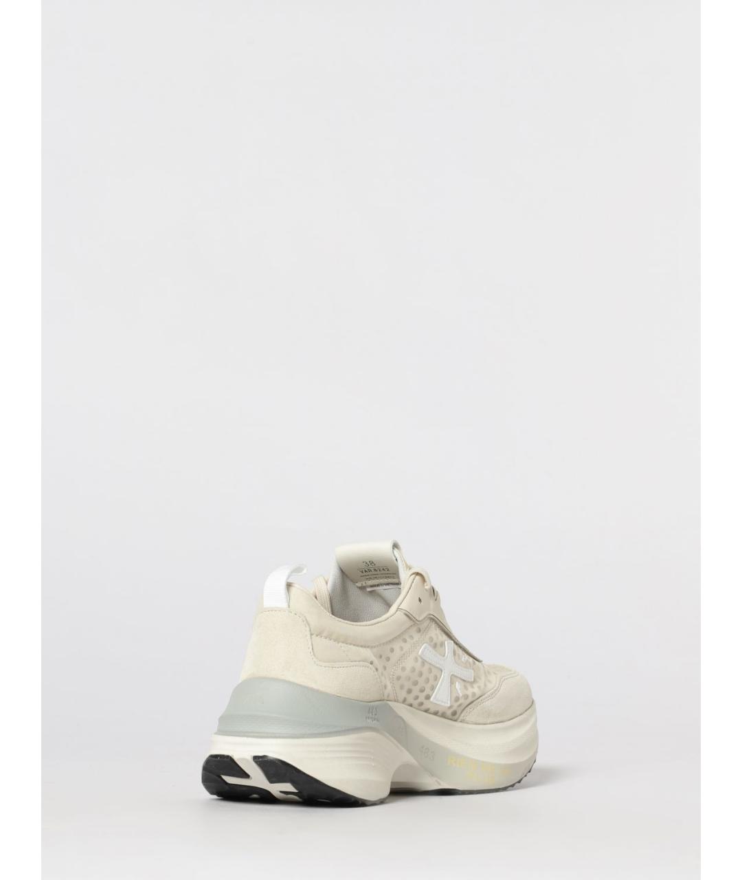 PREMIATA Бежевые синтетические кроссовки, фото 3