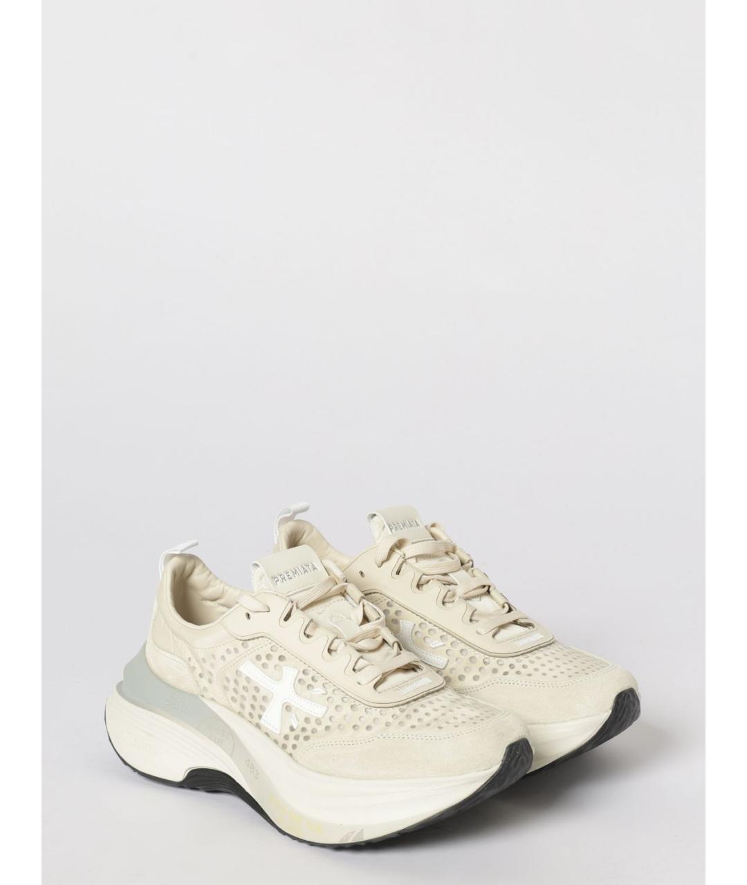 PREMIATA Бежевые синтетические кроссовки, фото 2
