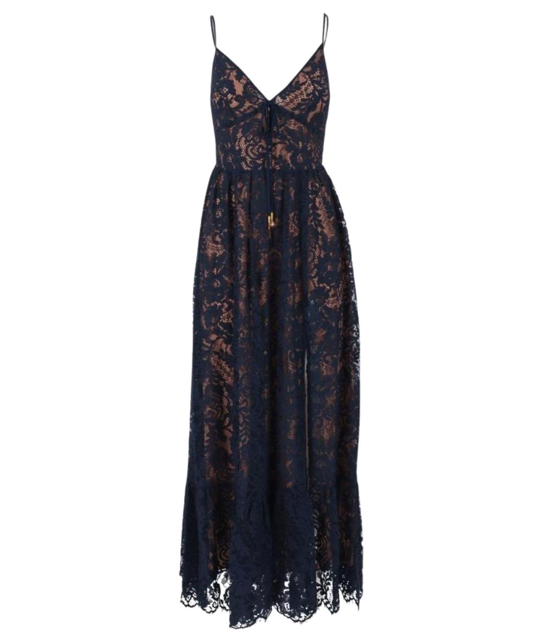 MICHAEL KORS Синее хлопковое вечернее платье, фото 1