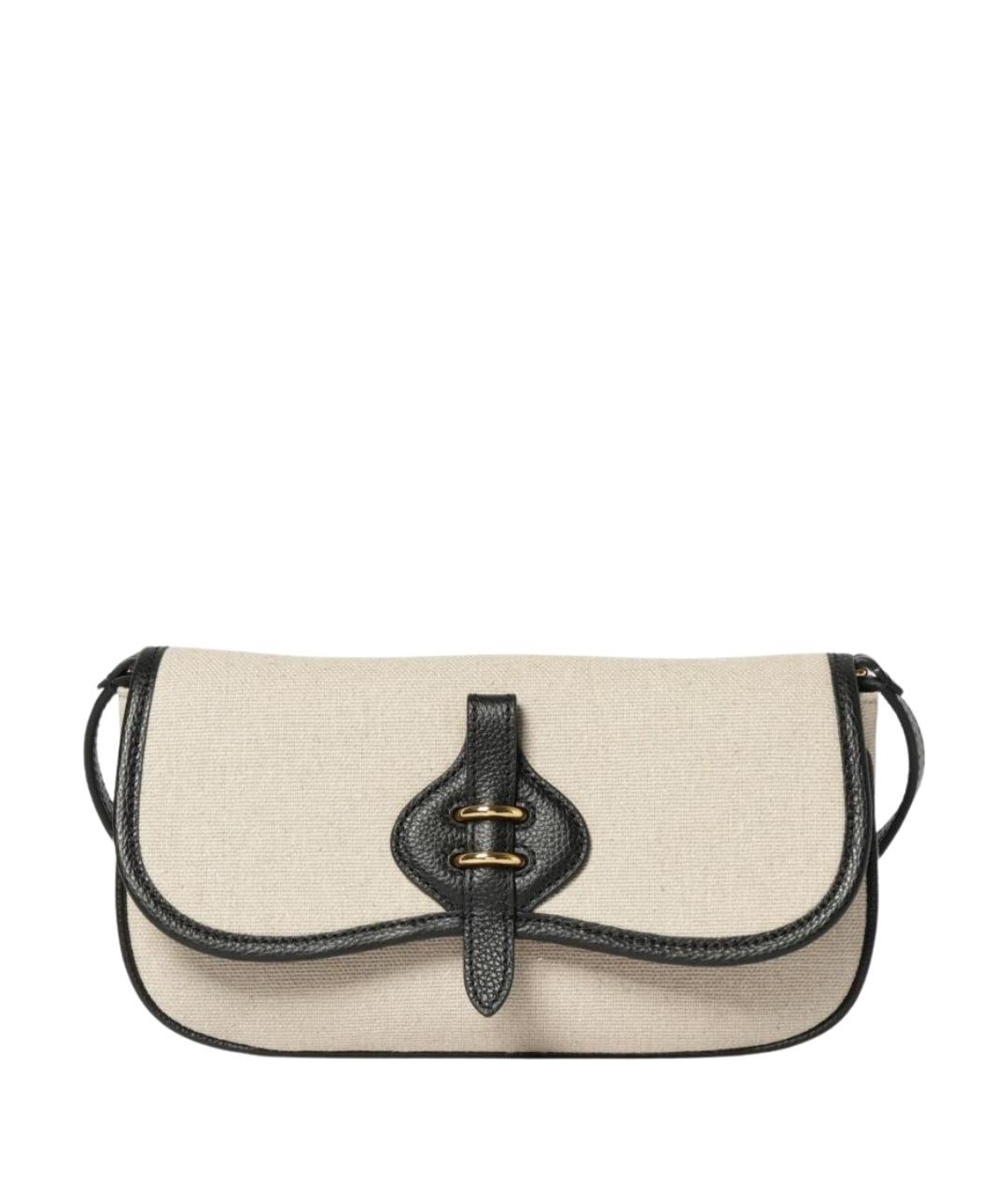 COCCINELLE Черная тканевая сумка через плечо, фото 1