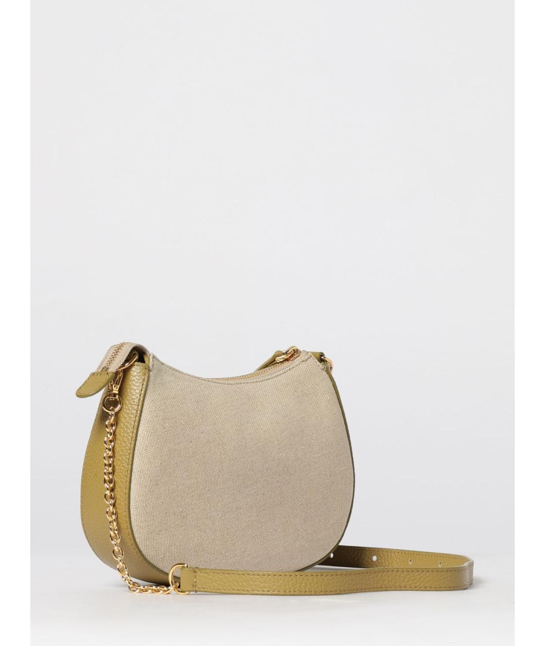 COCCINELLE Зеленая кожаная сумка через плечо, фото 2