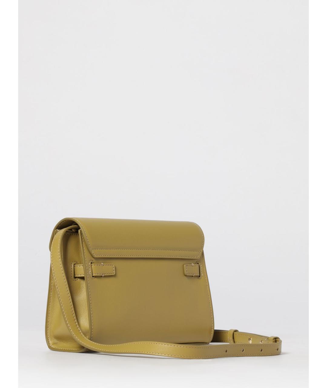 COCCINELLE Зеленая кожаная сумка через плечо, фото 2