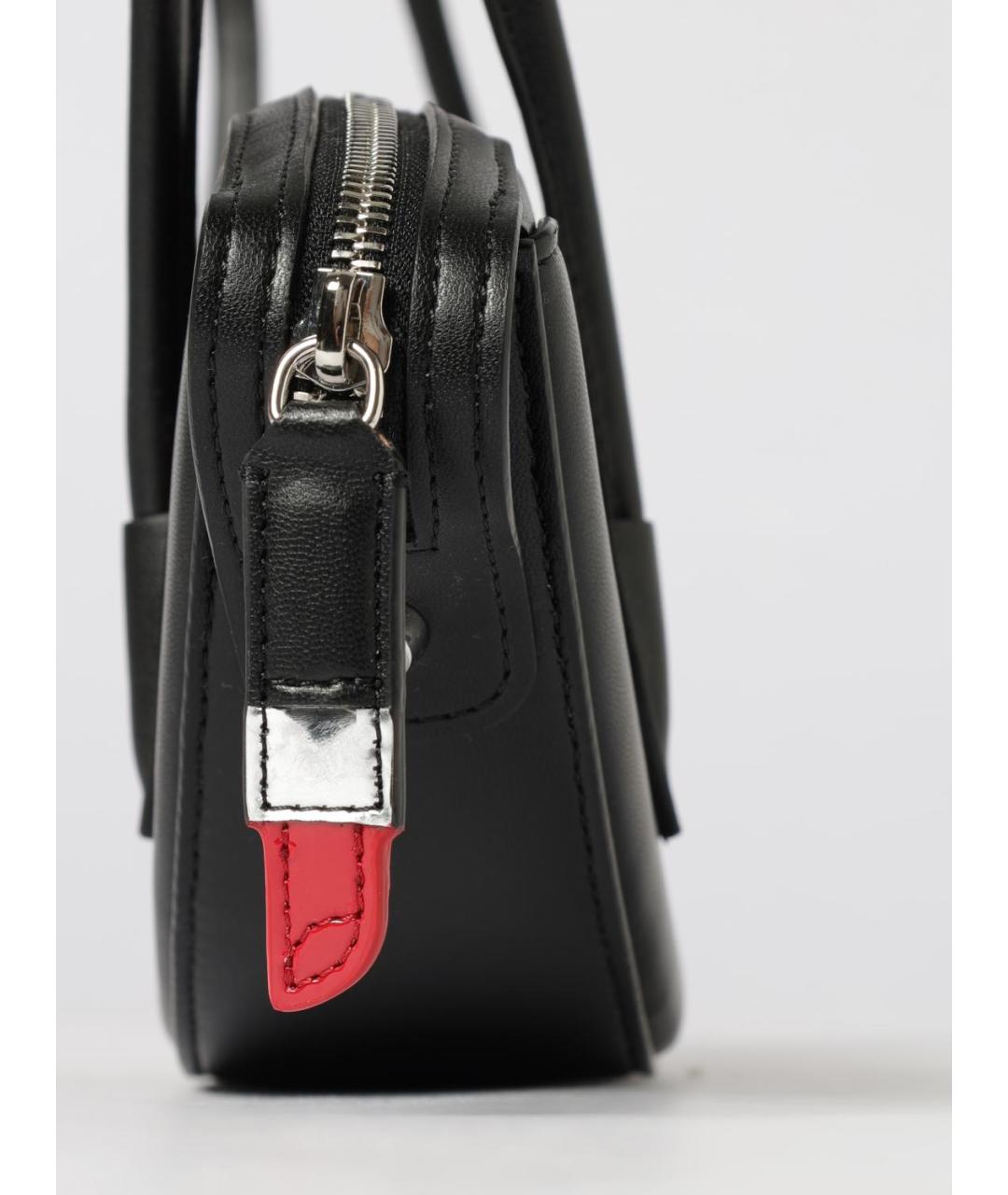 FIORUCCI Черная сумка через плечо из искусственной кожи, фото 3