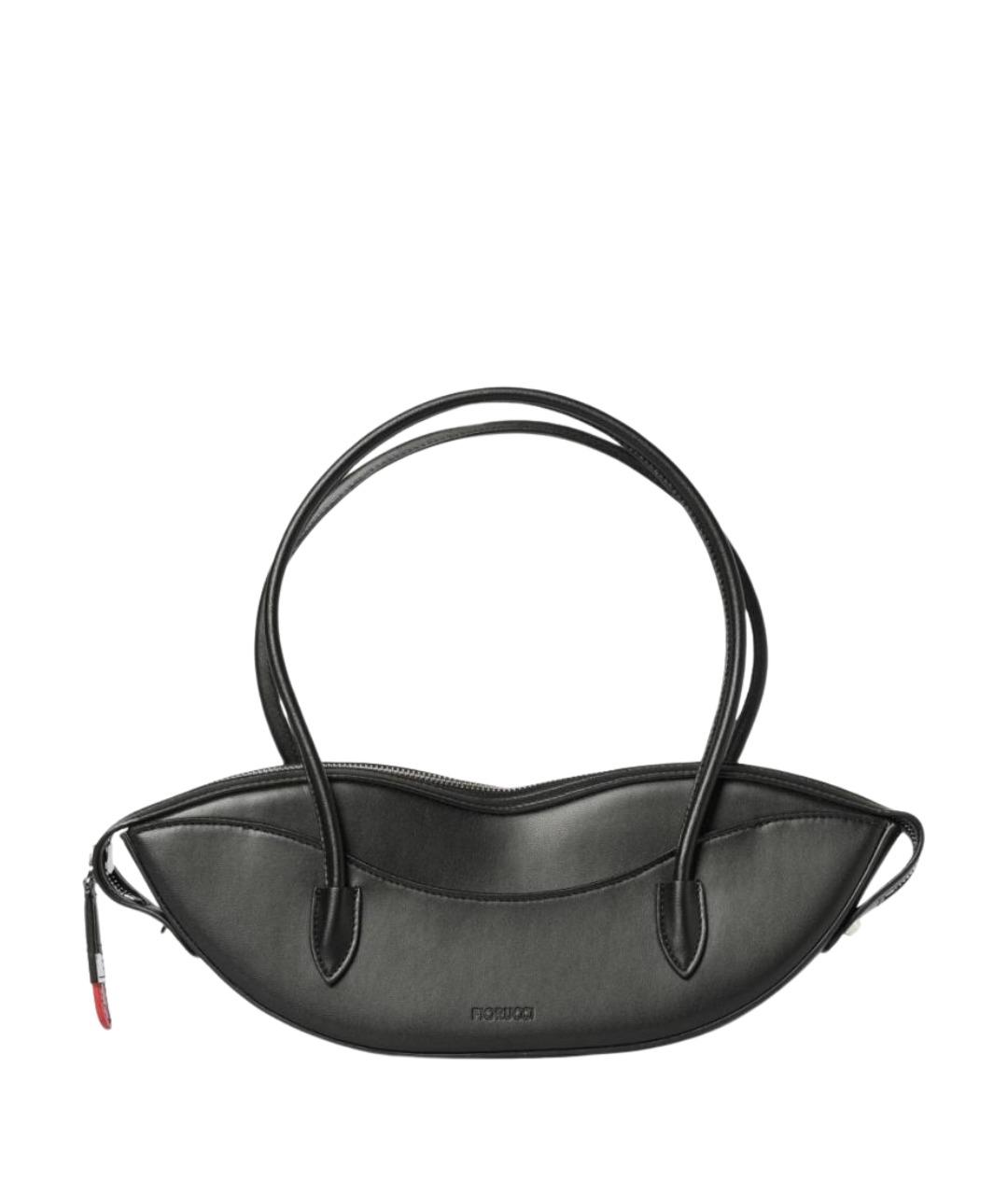 FIORUCCI Черная сумка через плечо из искусственной кожи, фото 1