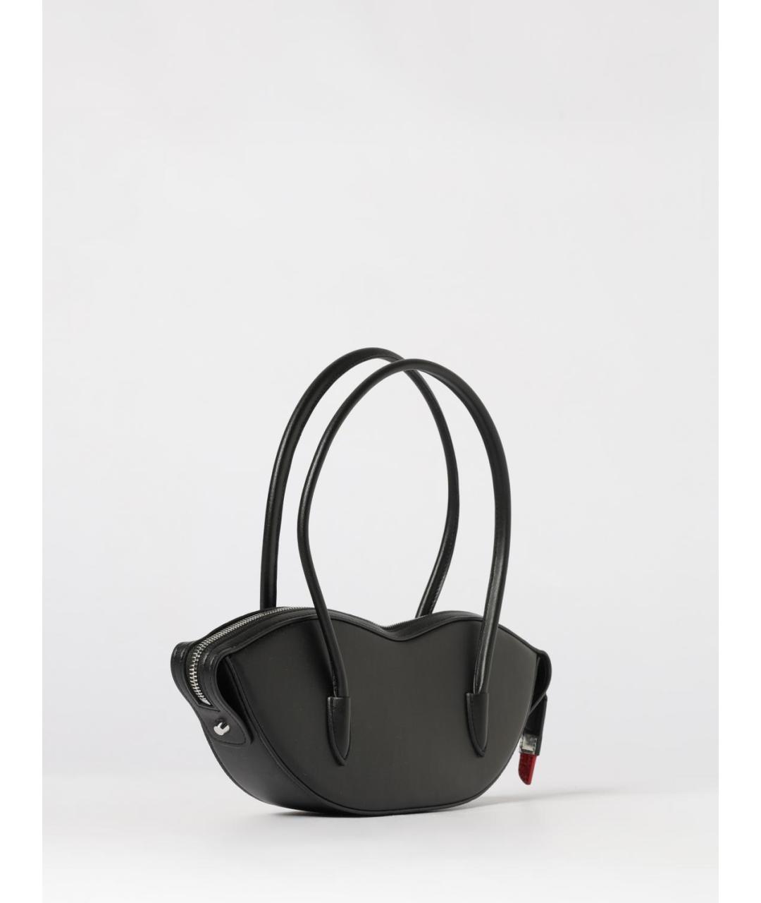 FIORUCCI Черная сумка через плечо из искусственной кожи, фото 2