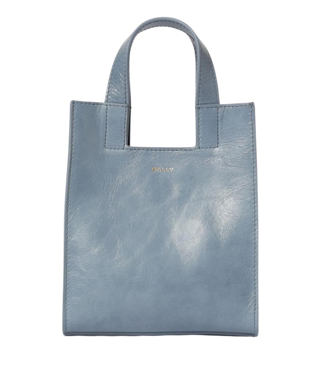 BALLY Темно-синяя сумка с короткими ручками, фото 1