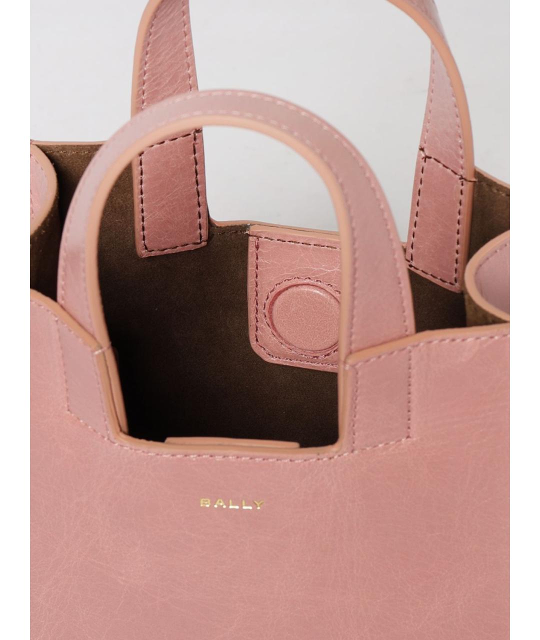 BALLY Розовая сумка с короткими ручками, фото 3