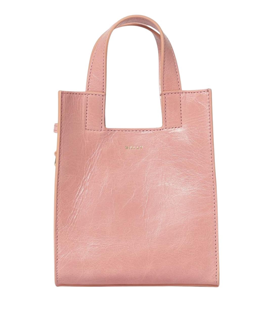 BALLY Розовая сумка с короткими ручками, фото 1