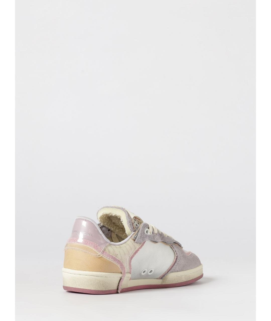 PHILIPPE MODEL Фиолетовые кожаные кроссовки, фото 3