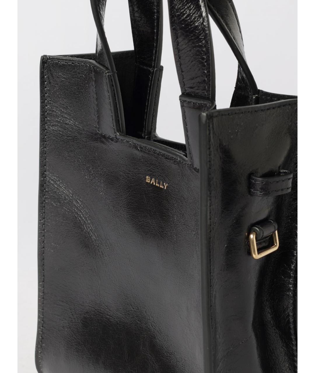 BALLY Черная сумка с короткими ручками, фото 3