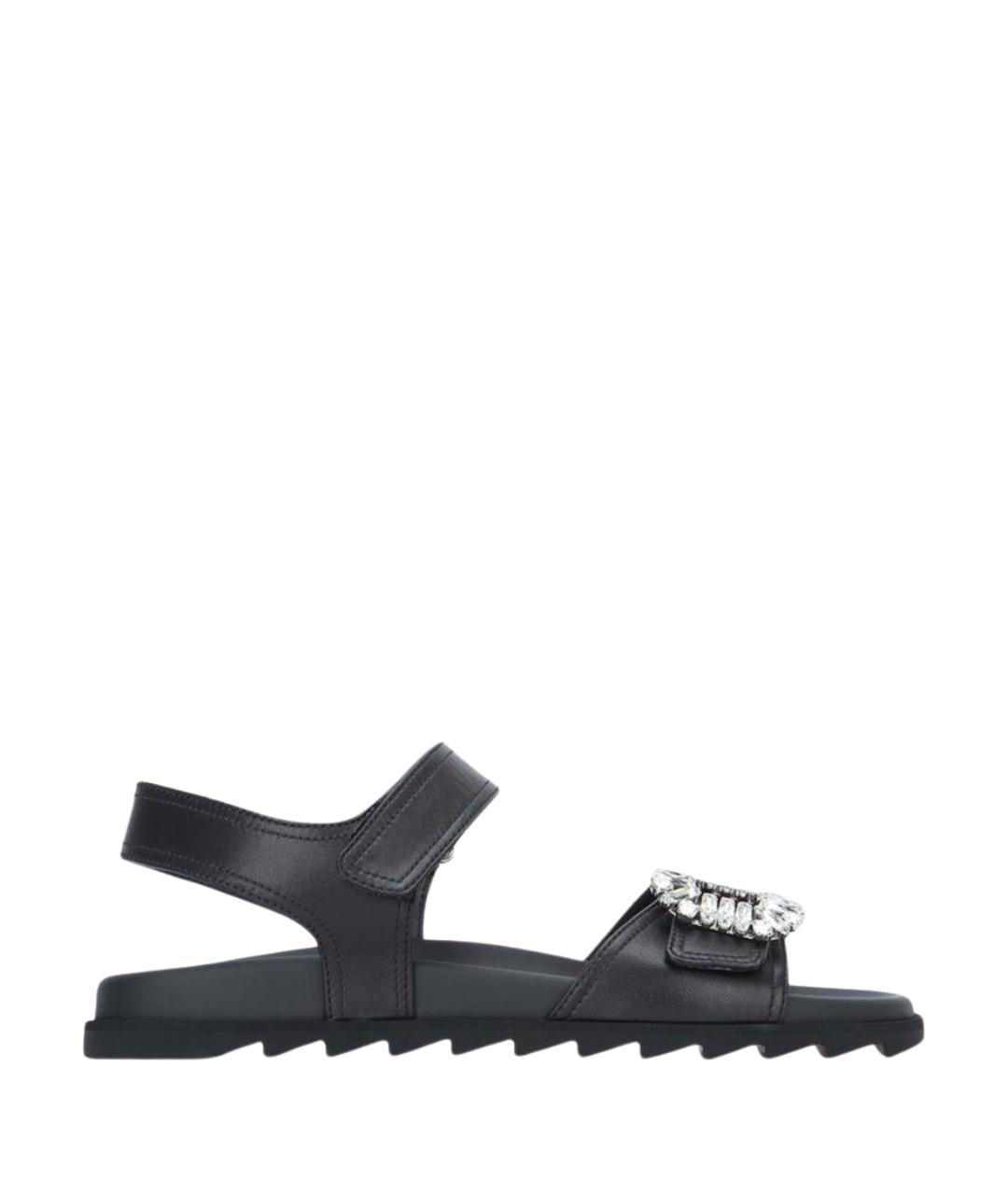 ROGER VIVIER Черные босоножки, фото 1