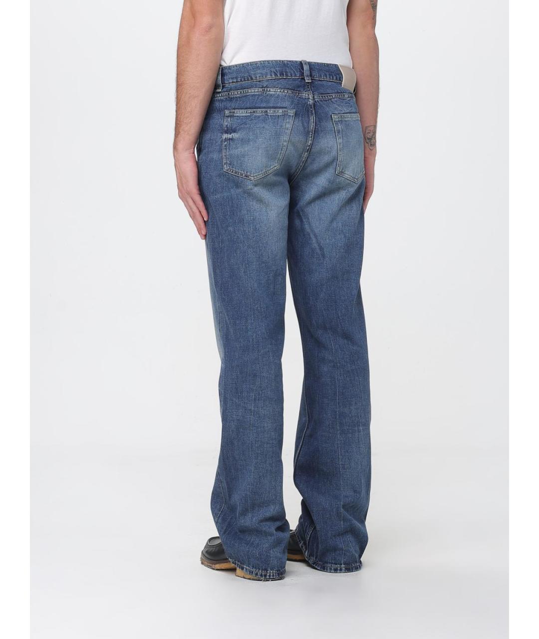 OUR LEGACY Синие хлопковые прямые джинсы, фото 2