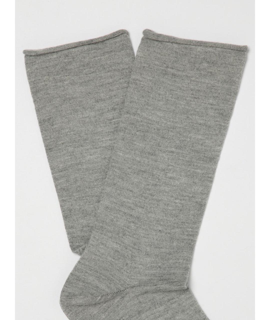 BRUNELLO CUCINELLI Серые носки, чулки и колготы, фото 2