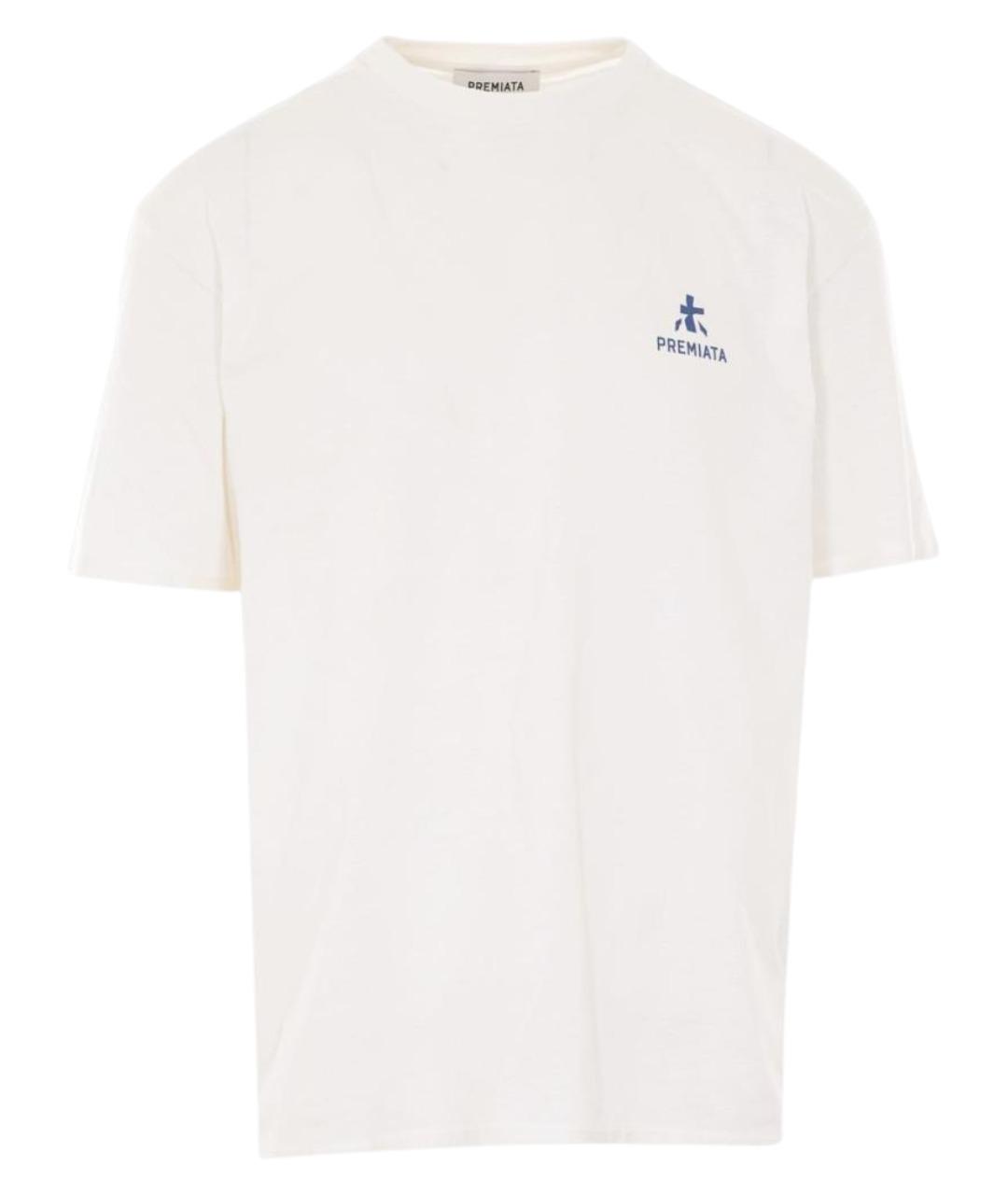 PREMIATA Белая хлопковая футболка, фото 1