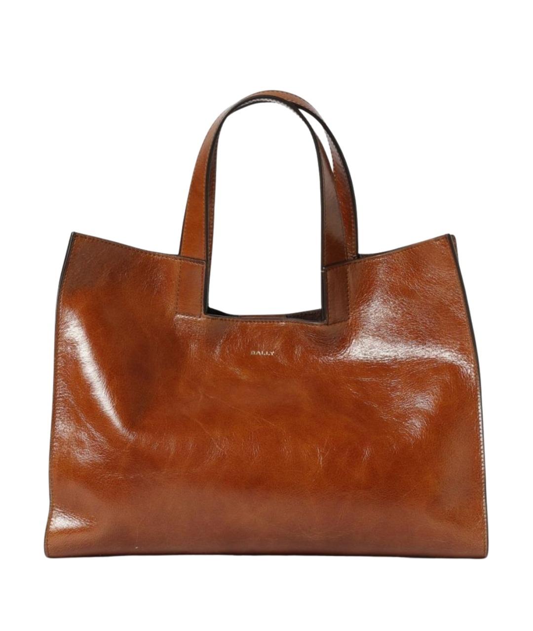 BALLY Коричневая сумка тоут, фото 1