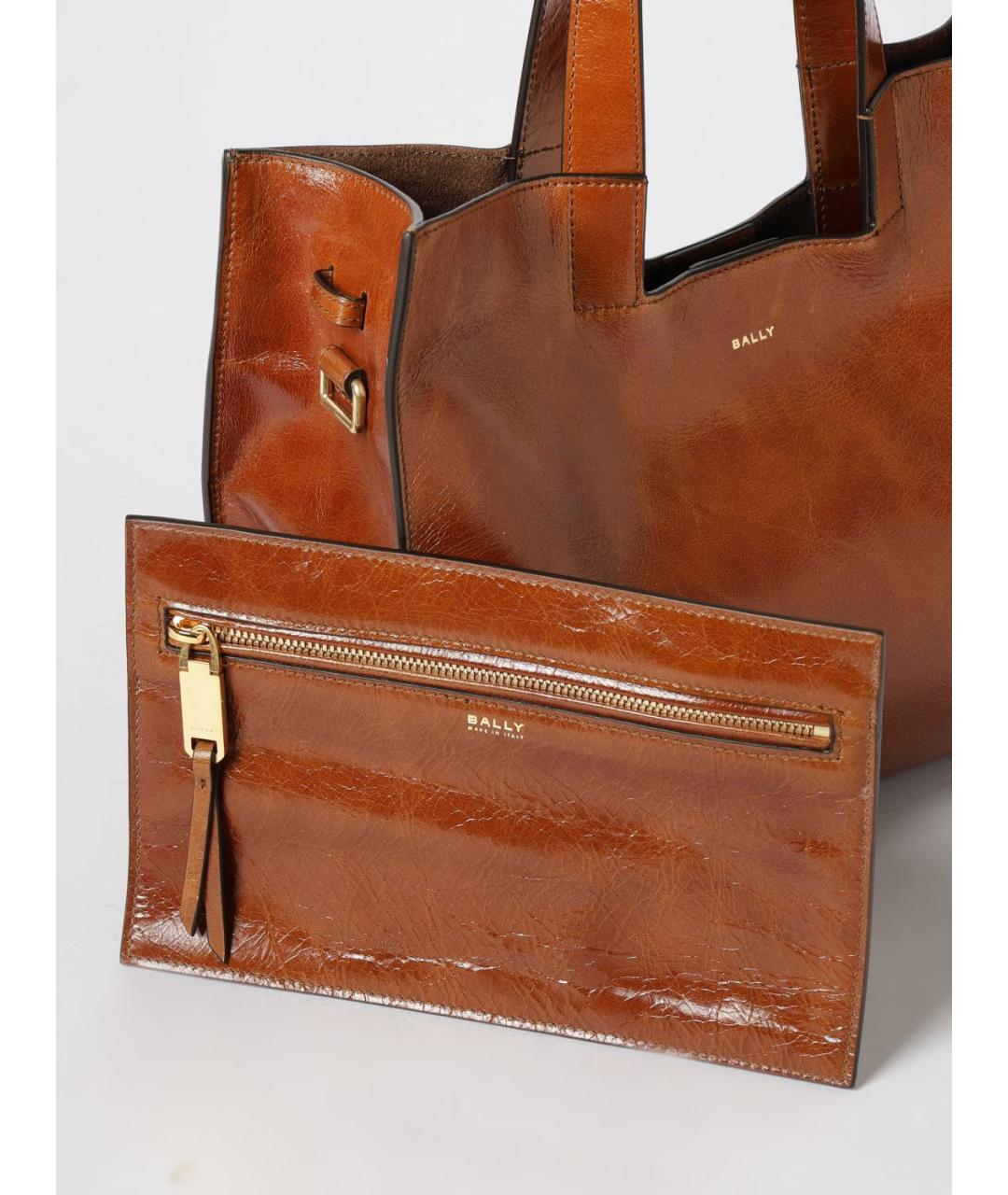 BALLY Коричневая сумка тоут, фото 3